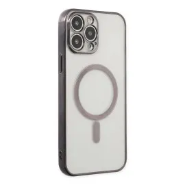 Newface Iphone 14 Pro Kılıf Magneticsafe Lazer Silikon - Siyah