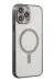 Newface Iphone 14 Pro Kılıf Magneticsafe Lazer Silikon - Siyah