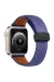 Newface Apple Watch 42mm KR414 Daks Deri Kordon - Lacivert