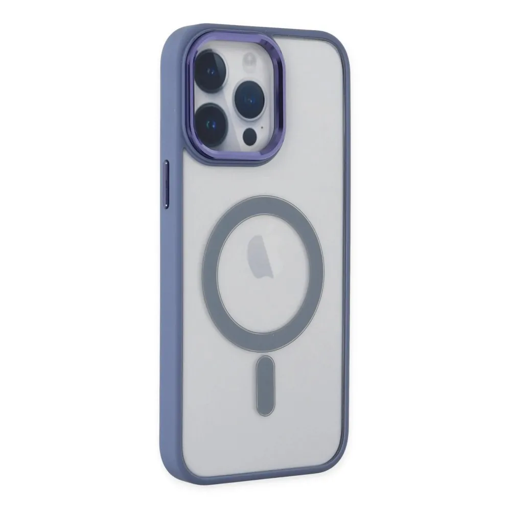Newface Iphone 14 Pro Kılıf Room Magneticsafe Silikon - Sierra Blue