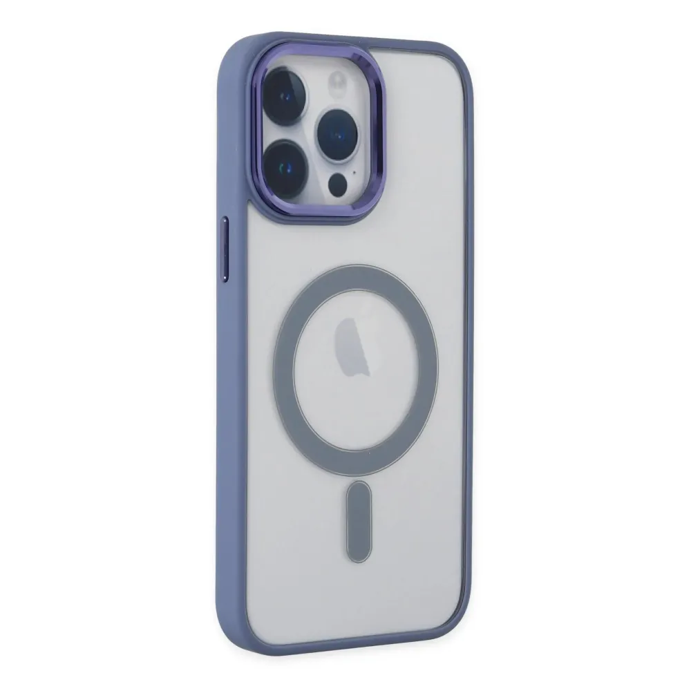 Newface Iphone 14 Pro Max Kılıf Room Magneticsafe Silikon - Sierra Blue
