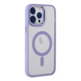 Newface Iphone 14 Pro Max Kılıf Room Magneticsafe Silikon - Lila