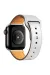 Newface Apple Watch 42mm KR415 Luaz Deri Kordon - Beyaz