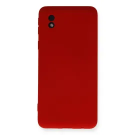 Newface Samsung Galaxy A01 Core Kılıf Nano Içi Kadife Silikon - Kırmızı