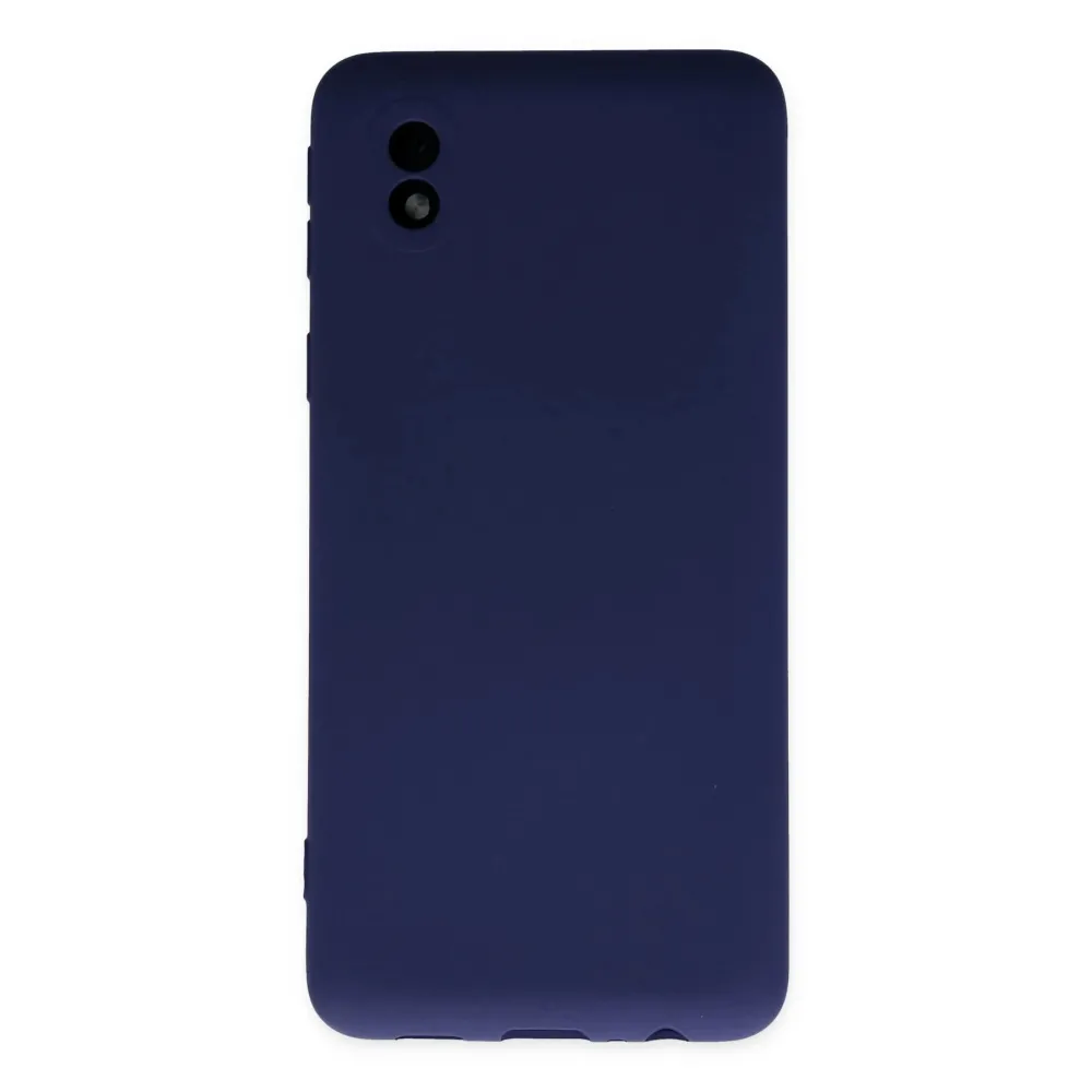 Newface Samsung Galaxy A01 Core Kılıf Nano Içi Kadife Silikon - Lacivert