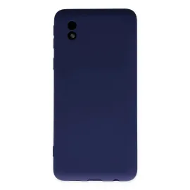 Newface Samsung Galaxy A01 Core Kılıf Nano Içi Kadife Silikon - Lacivert