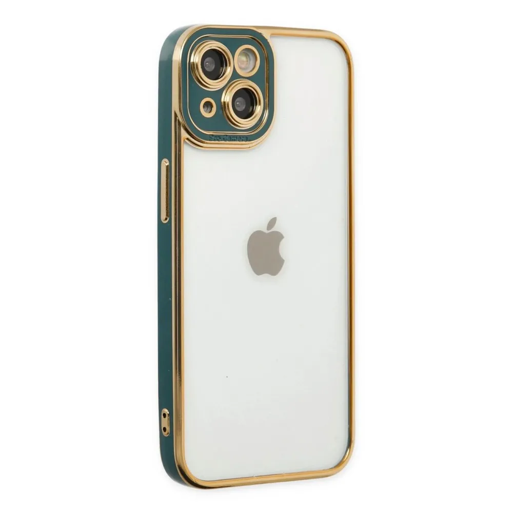 Newface Iphone 14 Plus Kılıf Liva Lens Silikon - Yeşil