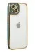 Newface Iphone 14 Plus Kılıf Liva Lens Silikon - Yeşil