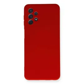 Newface Samsung Galaxy A52 Kılıf Nano Içi Kadife Silikon - Kırmızı