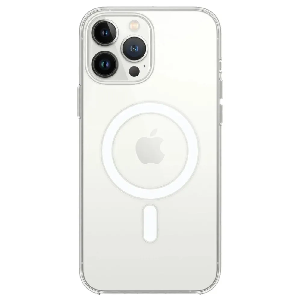 Newface Iphone 14 Pro Max Kılıf Magneticsafe Şeffaf Silikon - Şeffaf
