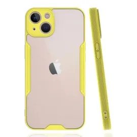 Newface Iphone 14 Plus Kılıf Platin Silikon - Sarı