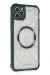 Newface Iphone 11 Pro Max Kılıf Prag Magneticsafe Kapak - Koyu Yeşil