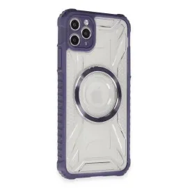 Newface Iphone 11 Pro Max Kılıf Prag Magneticsafe Kapak - Derin Mor