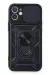 Newface Iphone 12 Mini Kılıf Pars Lens Yüzüklü Silikon - Lacivert