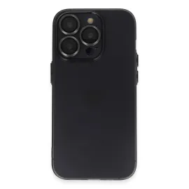 Newface Iphone 13 Pro Max Kılıf Luko Lens Silikon - Siyah