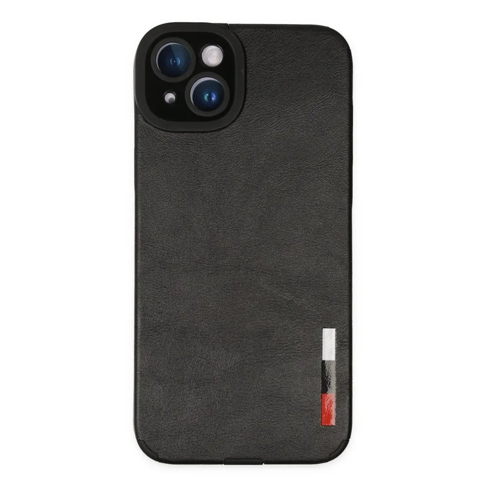 Newface Iphone 14 Plus Kılıf Loop Deri Silikon - Siyah