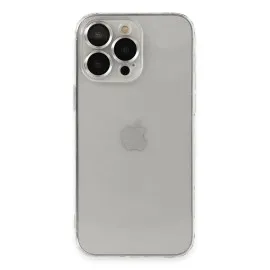 Newface Iphone 14 Pro Kılıf Luko Lens Silikon - Gümüş