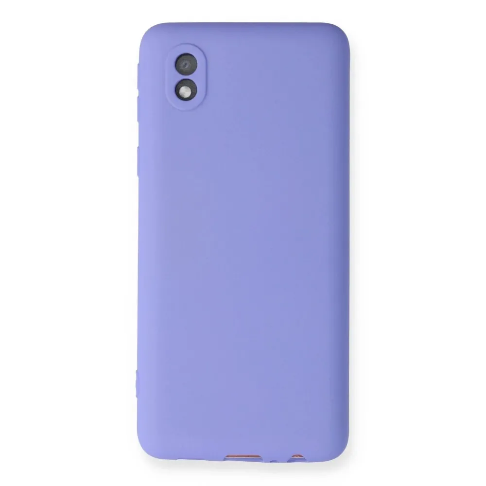 Newface Samsung Galaxy A01 Core Kılıf First Silikon - Lila