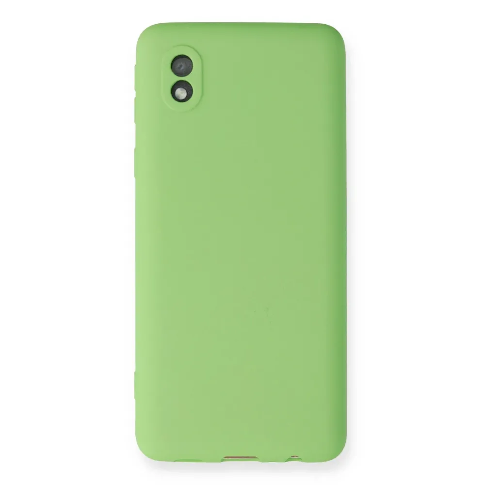 Newface Samsung Galaxy A01 Core Kılıf First Silikon - Yeşil
