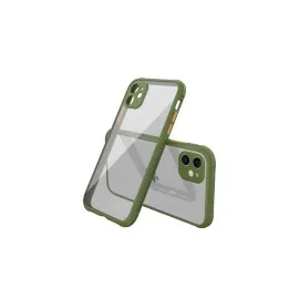 Newface Iphone 12 Mini Kılıf Miami Şeffaf Silikon - Koyu Yeşil