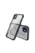 Newface Iphone 12 Mini Kılıf Miami Şeffaf Silikon - Lacivert