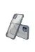 Newface Iphone 12 Mini Kılıf Miami Şeffaf Silikon - Gri