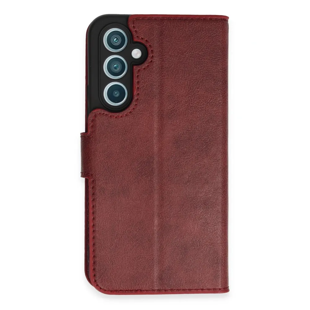 Newface Samsung Galaxy A54 5G Kılıf Trend S Plus Kapaklı Kılıf - Kırmızı