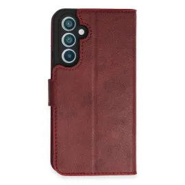 Newface Samsung Galaxy A54 5G Kılıf Trend S Plus Kapaklı Kılıf - Kırmızı