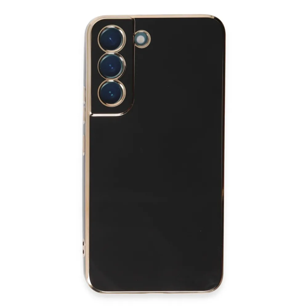 Newface Samsung Galaxy S21 Kılıf Volet Silikon - Siyah