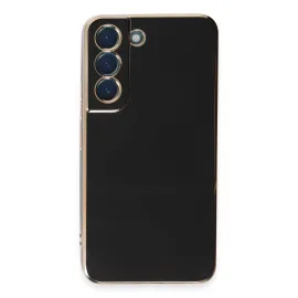 Newface Samsung Galaxy S21 Kılıf Volet Silikon - Siyah