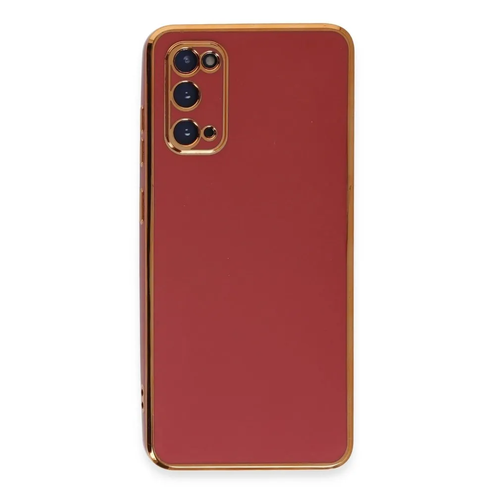 Newface Samsung Galaxy S20 Kılıf Volet Silikon - Kırmızı