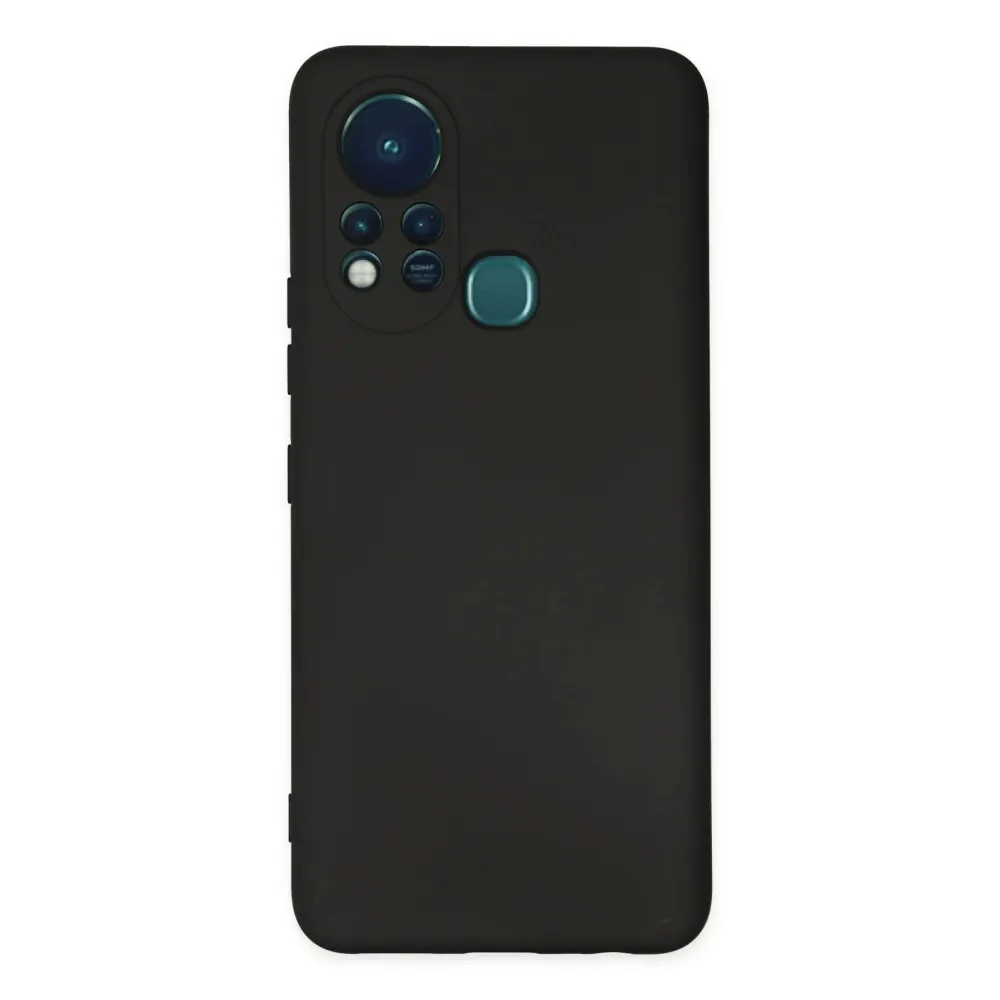 Newface İnfinix Hot 11S Kılıf Nano Içi Kadife Silikon - Siyah