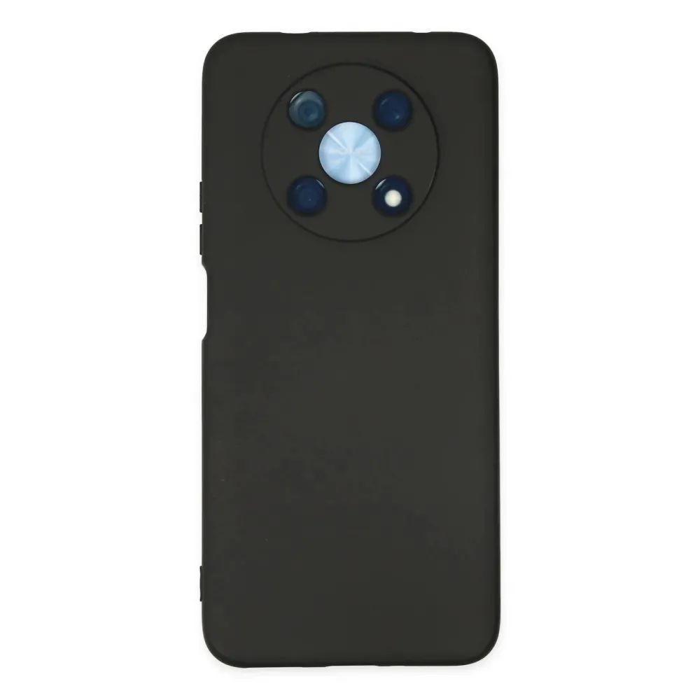 Newface Huawei Nova Y90 Kılıf Nano Içi Kadife Silikon - Siyah
