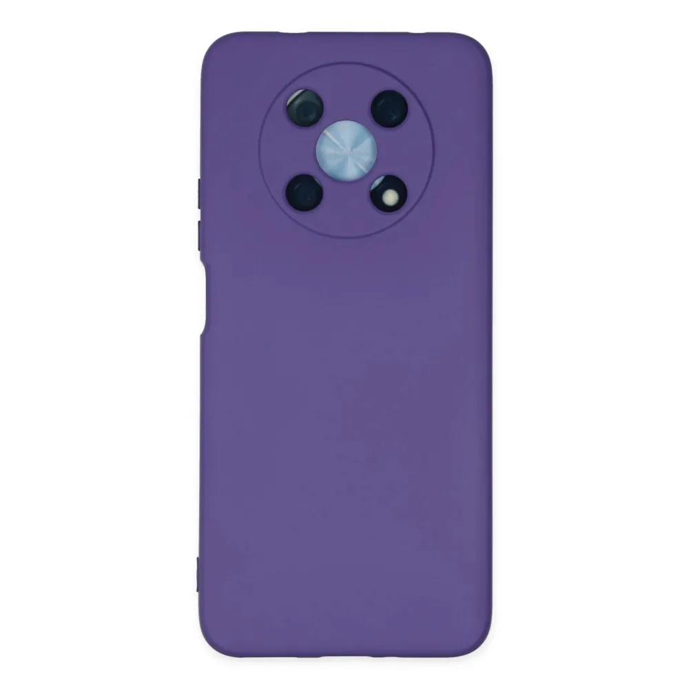 Newface Huawei Nova Y90 Kılıf Nano Içi Kadife Silikon - Mor