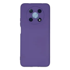 Newface Huawei Nova Y90 Kılıf Nano Içi Kadife Silikon - Mor