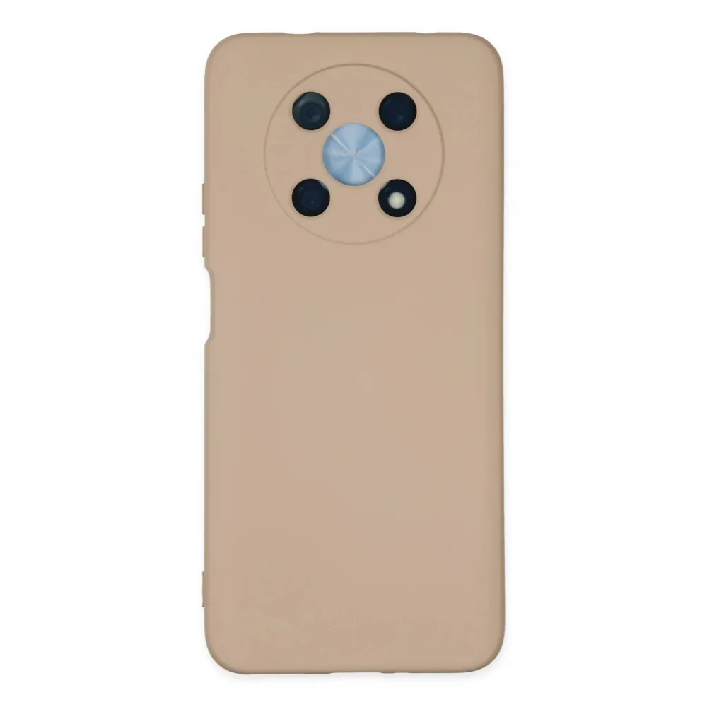Newface Huawei Nova Y90 Kılıf Nano Içi Kadife Silikon - Pudra