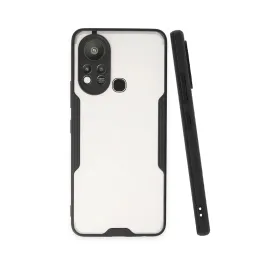 Newface İnfinix Hot 11S Kılıf Platin Silikon - Siyah