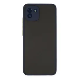 Newface Samsung Galaxy A03 Kılıf Montreal Silikon Kapak - Lacivert