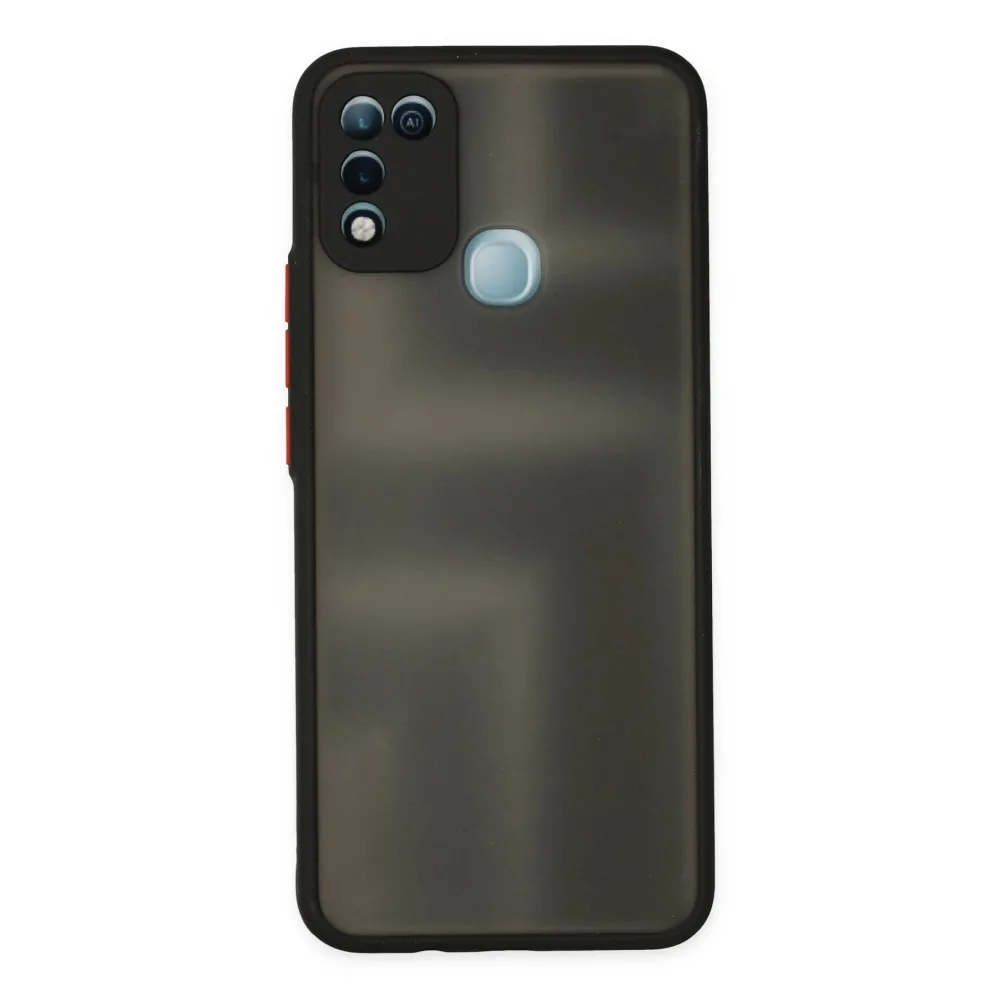 Newface İnfinix Hot 10 Play Kılıf Montreal Silikon Kapak - Siyah