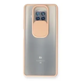 Newface Xiaomi Mi 10T Lite Kılıf Palm Buzlu Kamera Sürgülü Silikon - Pembe