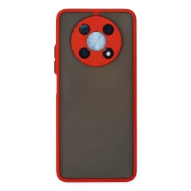 Newface Huawei Nova Y90 Kılıf Montreal Silikon Kapak - Kırmızı