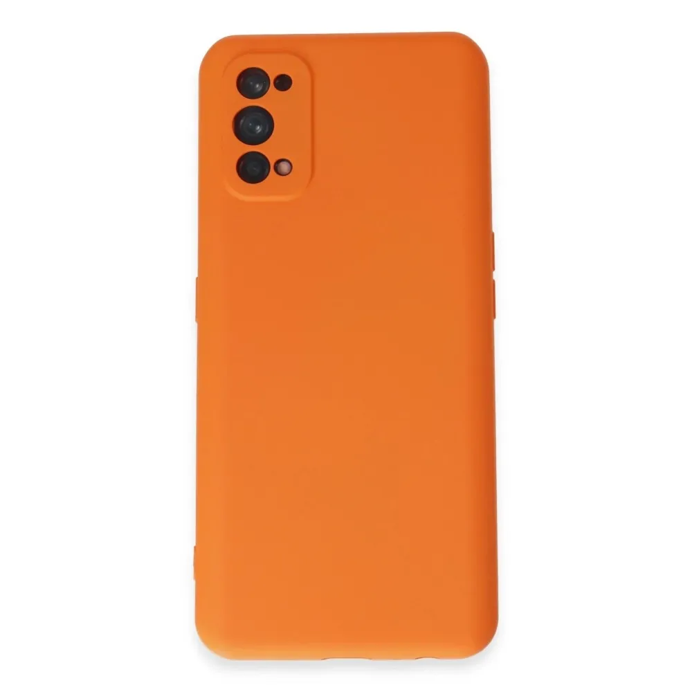 Newface Realme 7 Pro Kılıf Nano Içi Kadife Silikon - Turuncu