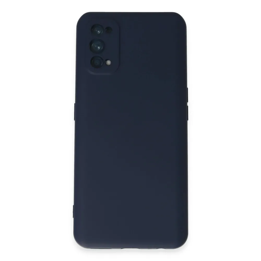 Newface Realme 7 Pro Kılıf Nano Içi Kadife Silikon - Lacivert