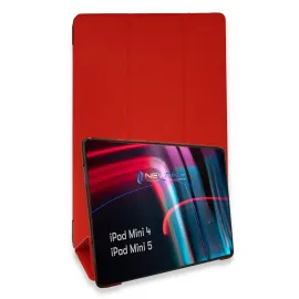 Newface iPad Mini 5 Kılıf Tablet Smart Kılıf - Kırmızı