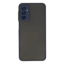 Newface Samsung Galaxy M13 Kılıf Montreal Silikon Kapak - Lacivert