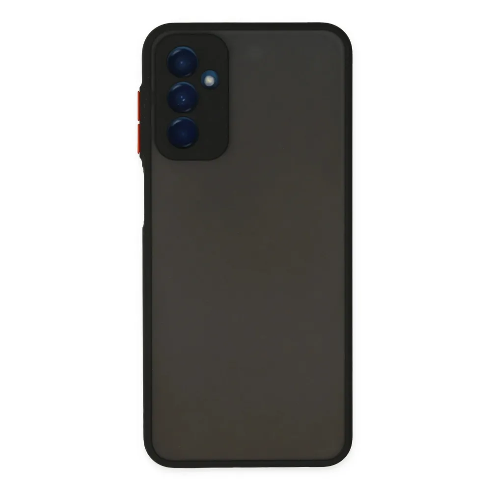 Newface Samsung Galaxy M13 Kılıf Montreal Silikon Kapak - Siyah