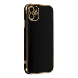 Newface Iphone 12 Kılıf Volet Silikon - Siyah