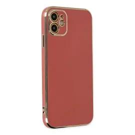 Newface Iphone 12 Kılıf Volet Silikon - Kırmızı