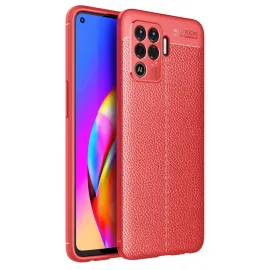 Newface Oppo Reno 5 Lite Kılıf Auto Focus Kapak - Kırmızı