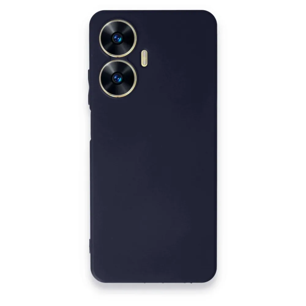Newface Realme C55 Kılıf First Silikon - Lacivert